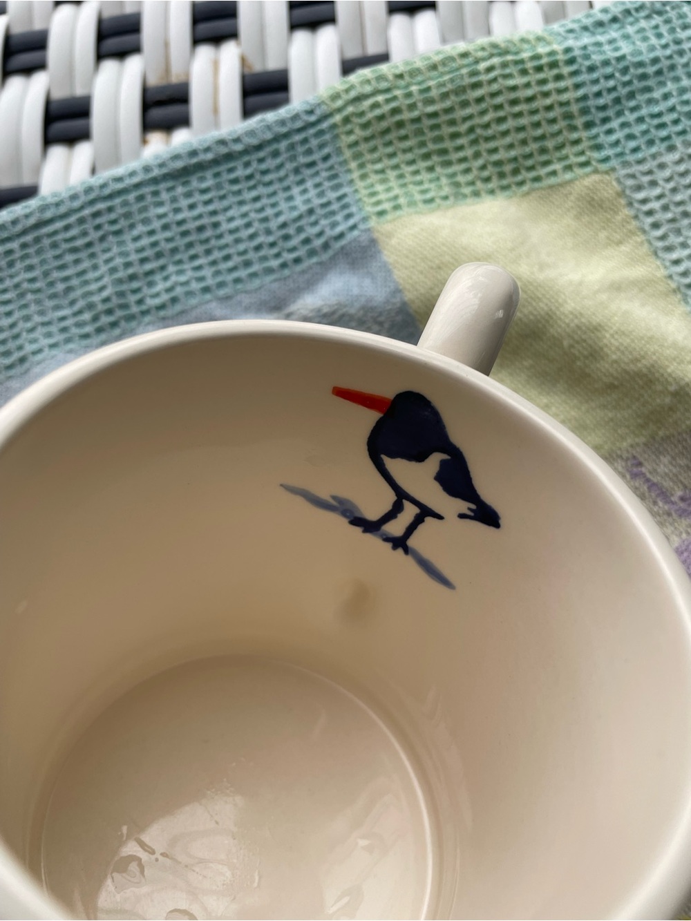 Two Emma Bridgewater Nautical Ceramic Mug – Blue & Red Seabird and Boat Design - Picture 7 of 10
